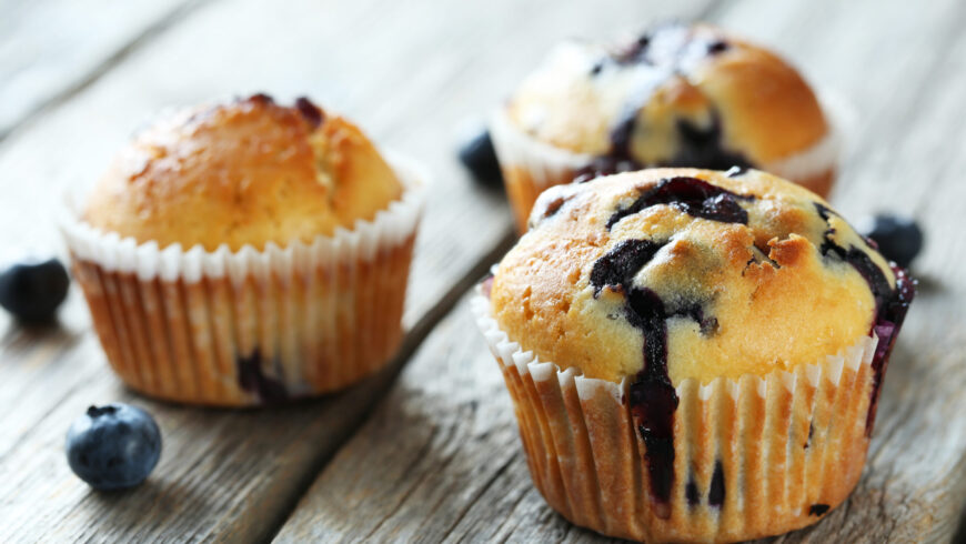 Banana Blueberry Muffins